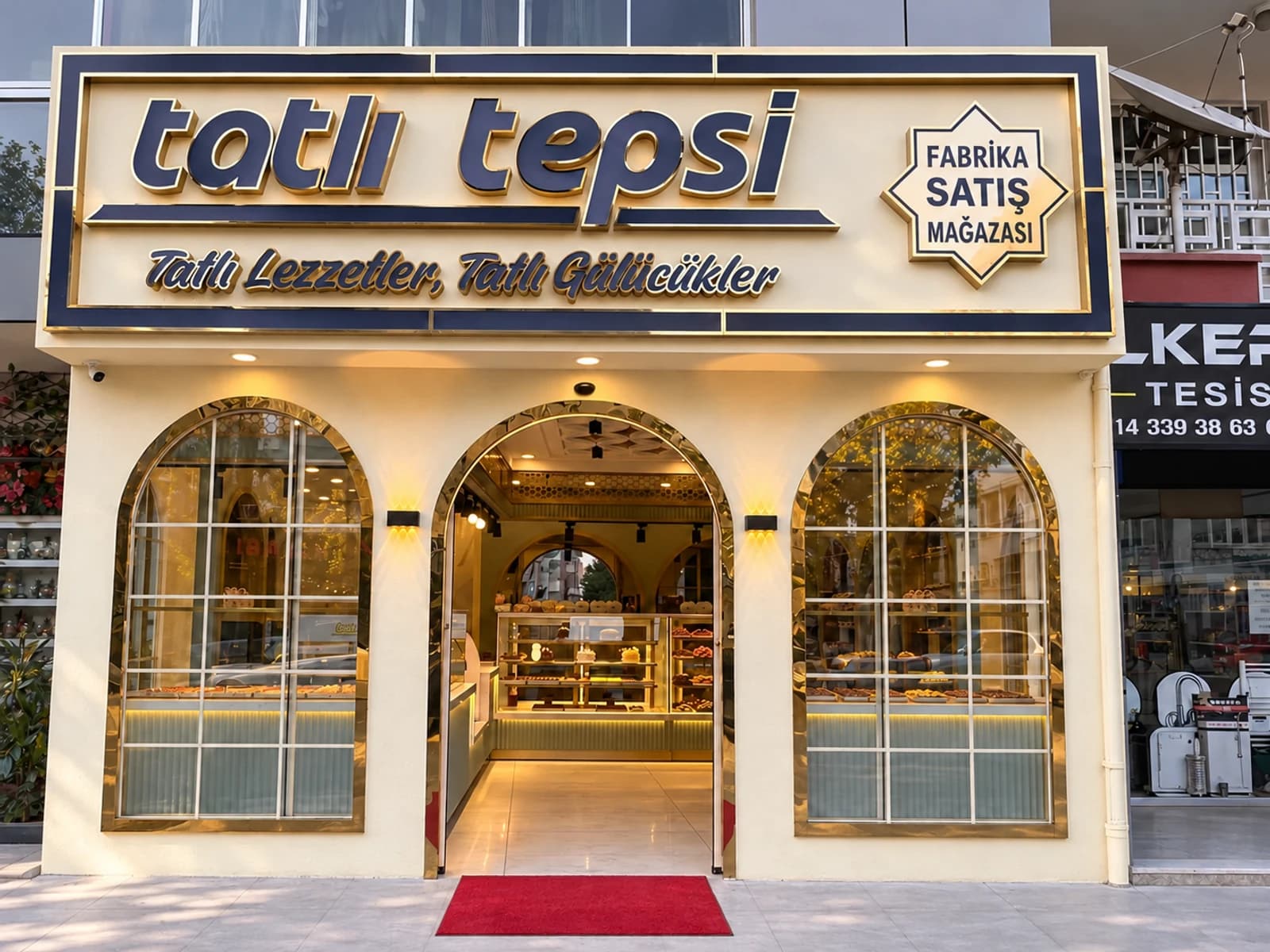 Tatlı Tepsi Bölcek Şube, Aksaray dış cephesi